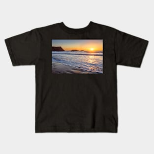 Worms Head, Rhossili Bay Kids T-Shirt